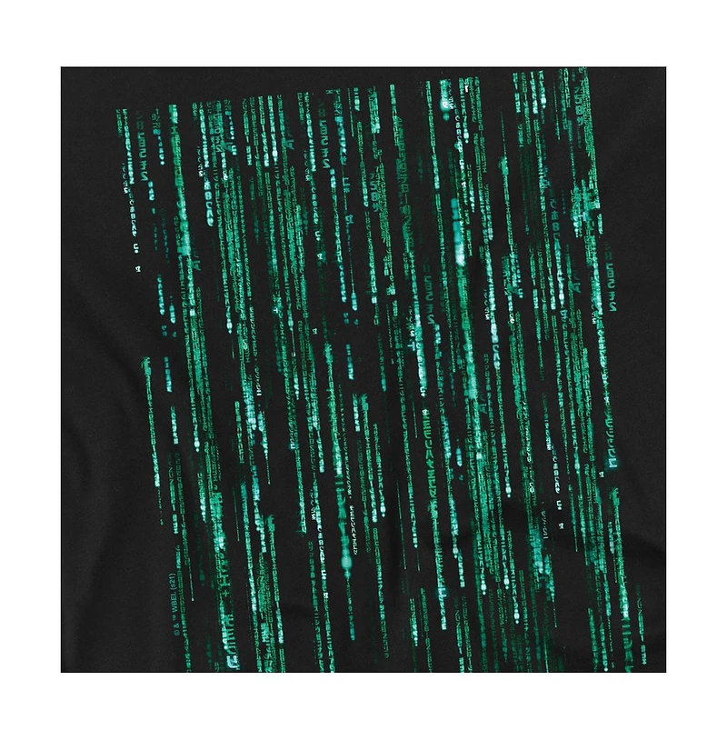 Logovision Men's The Matrix Code Logo T-Shirt