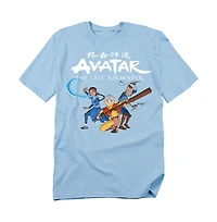 Logovision Men's Avatar The Last Airbender Group Shot T-Shirt