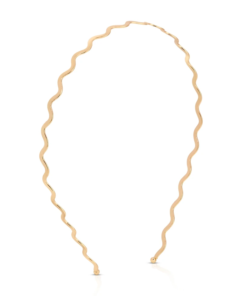 Ettika Gold Tone Zig Zag Headband