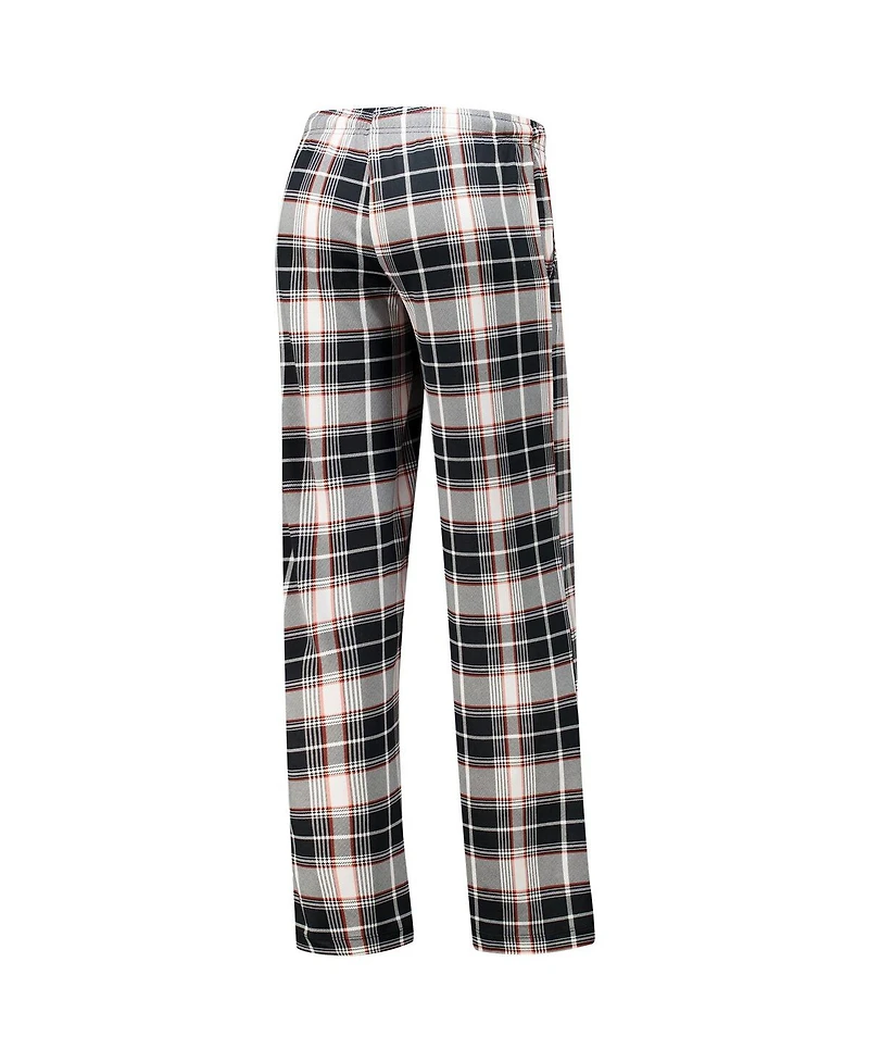 Concepts Sport Women's Black Cincinnati Bengals Ashford Plaid Knit Pants