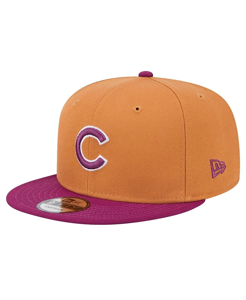 New Era Men's Brown/Purple Chicago Cubs Color Pack Two-Tone 9FIFTY Snapback Hat