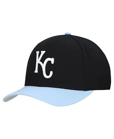 Mitchell & Ness Men's and Women's Black Kansas City Royals Basic Coop Pro Adjustable Hat