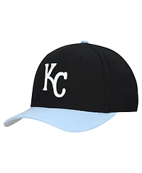 Mitchell & Ness Men's and Women's Black Kansas City Royals Basic Coop Pro Adjustable Hat