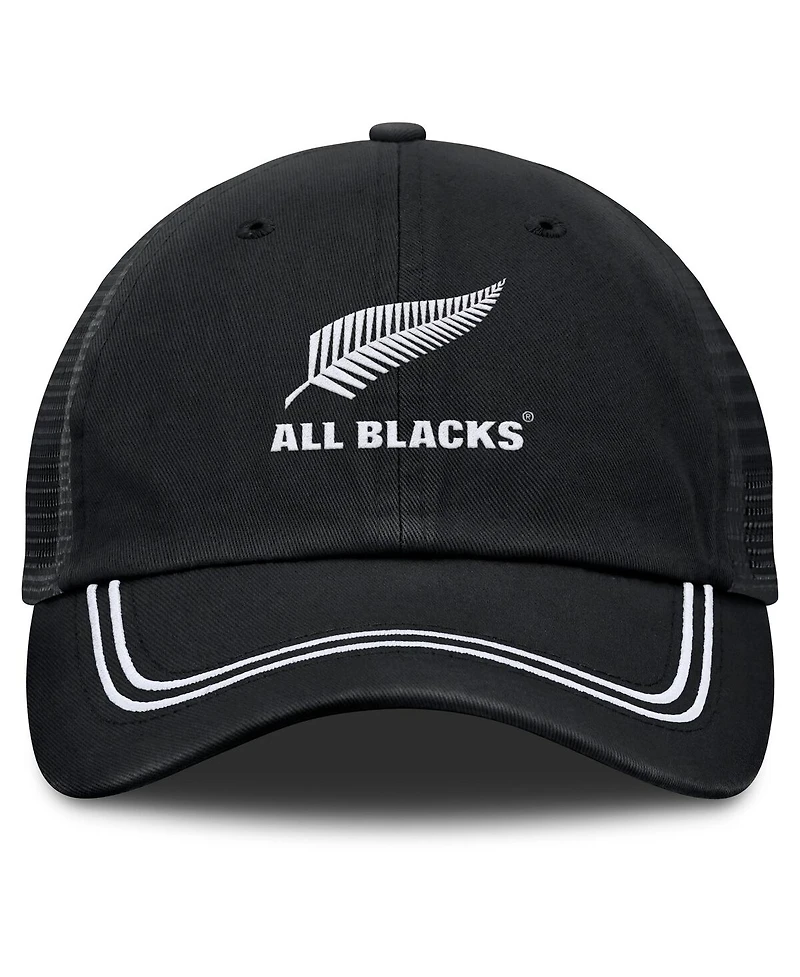 Fanatics Men's Black New Zealand Rugby All Blacks Advantage Trucker Adjustable Hat