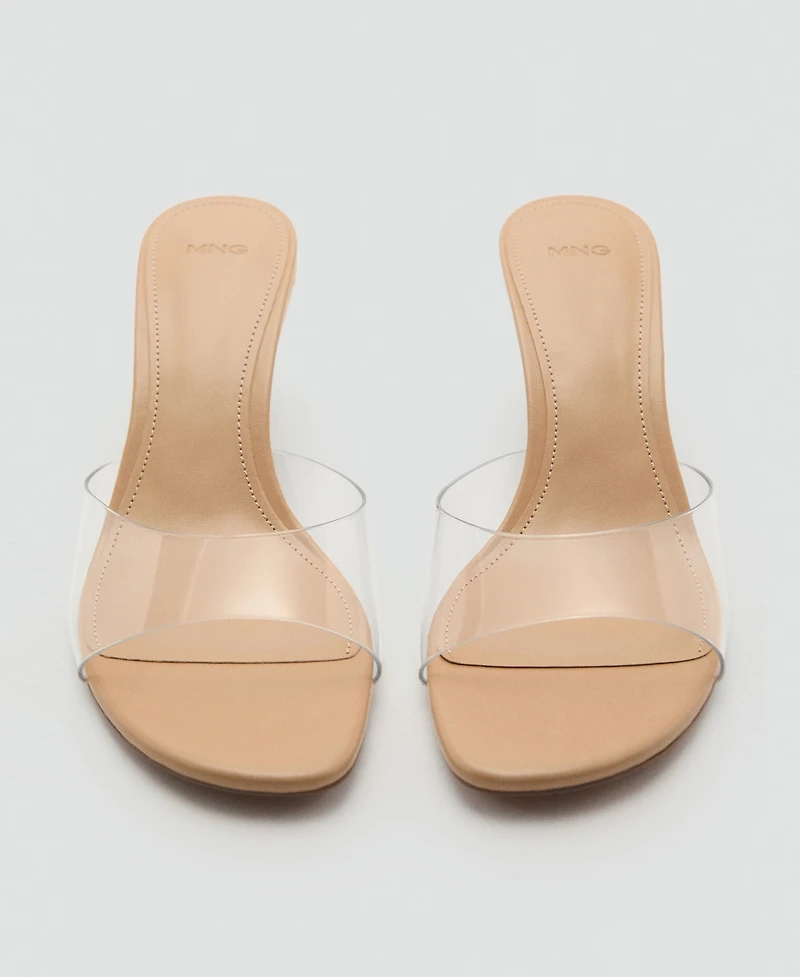 Mango Women's Vinyl Wedge Sandals