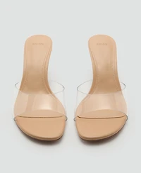 Mango Women's Vinyl Wedge Sandals
