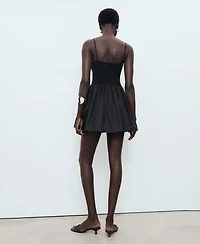 Mango Women's Combined Gathered Dress