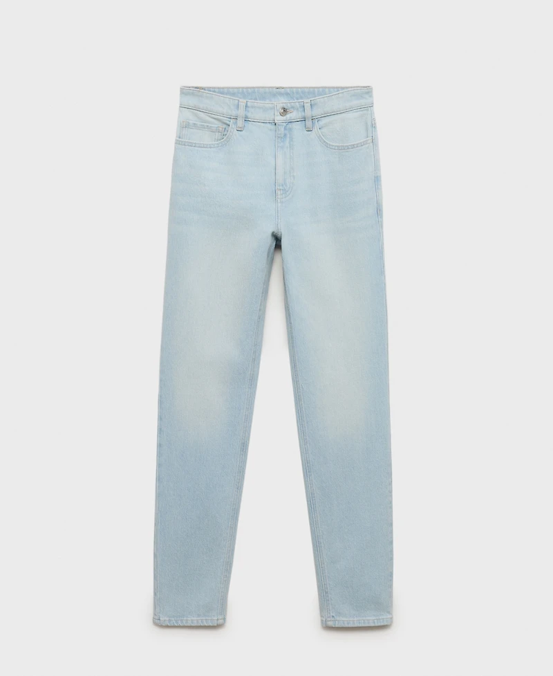 Mango Women's New Mom Comfort High-Rise Jeans