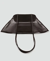 Mango Women's Semi-Transparent Shopper Bag