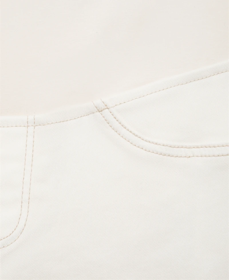 Mango Women's Maternity Flared Cropped Jeans