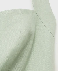 Mango Women's Linen Halter Jumpsuit