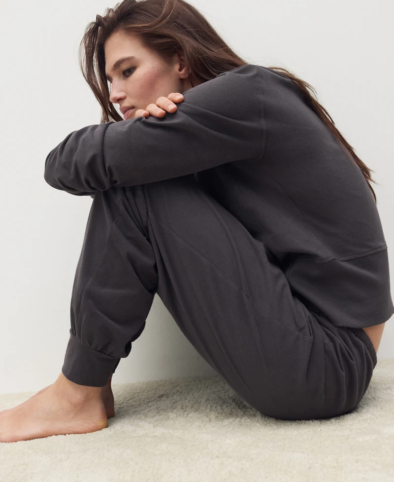 Mango Women's Soft Finish Jogger Pants