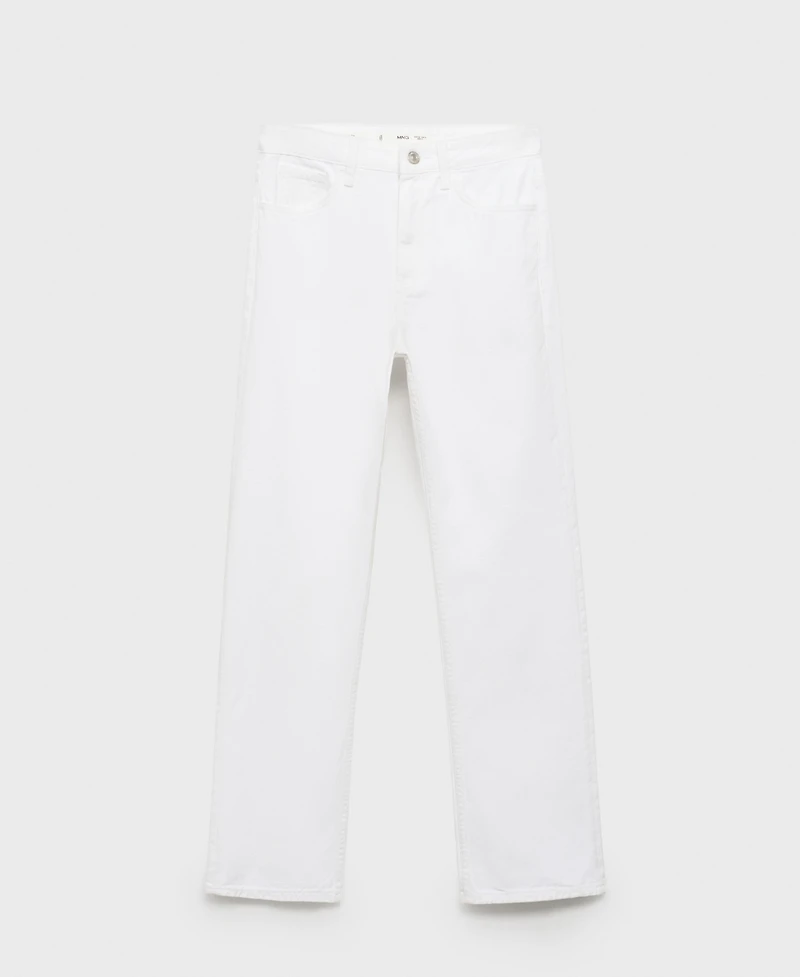 Mango Women's Matilda Medium-Rise Straight-Fit Jeans