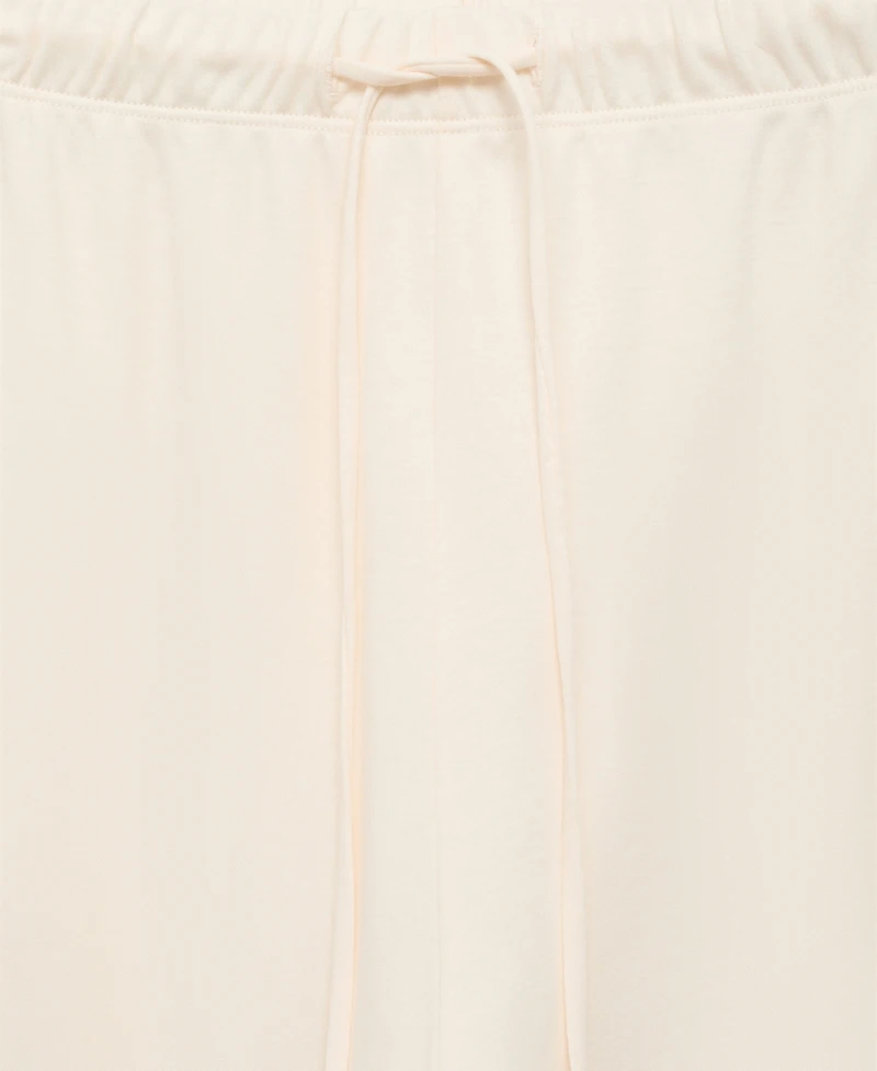 Mango Women's Plain Cotton Pajama Pants