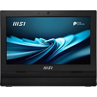 Msi Pro AP162T Adl-020US 15.6" Full Hd All-in-One Touchscreen Desktop Computer, Intel Celeron N100 0.8GHz, 4GB Ram, 128GB Ssd, Windows 11 Pro, Bl