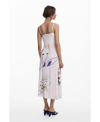 Desigual Women's 2-in-1 brushstroke dress