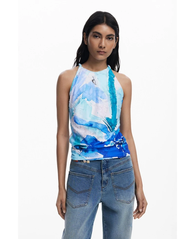 Desigual Women's Floral tank top