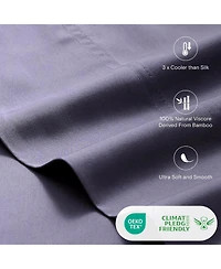 LuxClub 4-Pc Rayon from Bamboo Sheet Set – Cooling & Soft Luxury