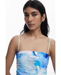 Desigual Women's Asymmetric bandeau dress