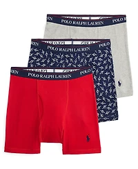Polo Ralph Lauren Men's 3-Pack Classic Fit Boxer Briefs