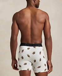 Polo Ralph Lauren Men's 3-Pack Elastic Waist Boxer Briefs Holiday Gift Set