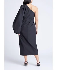 Eloquii Women's One Shoulder Dress