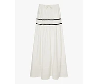 WeWoreWhat Women's Tiered Midi Skirt