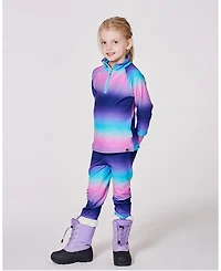 Deux par Toddler Girls Two-Piece Thermal Underwear Set Purple Gradient - Toddler|Child