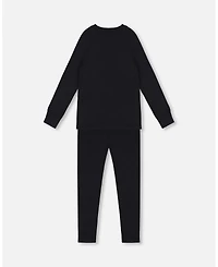 Deux par Kids Unisex Merino Wool Base Layer Set