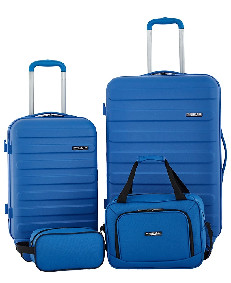 Travelers Club Austin 4 Piece Hardside Luggage Set