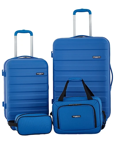 Travelers Club Austin 4 Piece Hardside Luggage Set
