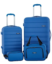 Travelers Club Austin 4 Piece Hardside Luggage Set