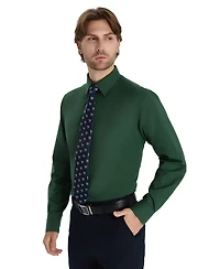 Club Room Men's Regular Fit Solid Dress Shirt, Macy's Exclusive