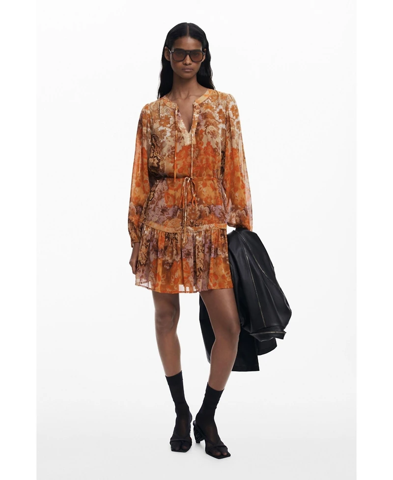 Desigual Women's Boho Paisley Dress