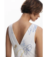 Desigual Women's Pinafore dress with strokes