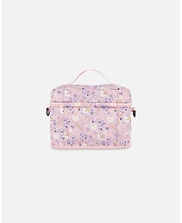 Deux par Deux Girl Lunch Box Lilac Cat Print - Toddler|Child