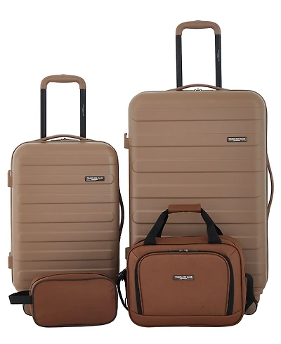 Travelers Club Austin 4 Piece Hardside Luggage Set