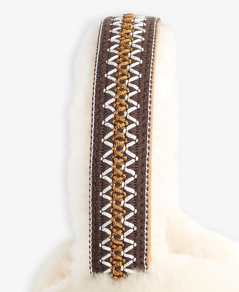 Ugg Women's Braided Fur Earmuffs