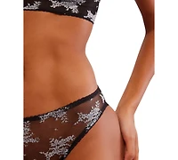Free People Women's Talk About It Low-Rise Bikini Bottom