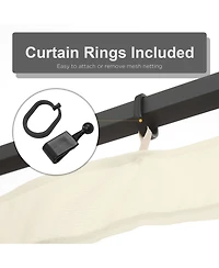 Outsunny 12' x 12' Replacement Netting for Patio Gazebo,