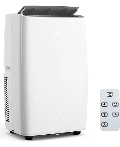 gaomon 14,000 Btu Portable Air Conditioner - 3-in-1 Cooling, Fan & Dehumidifier, Remote Control, 24H Timer, For Room & Office, Cools 750 Sq. Ft