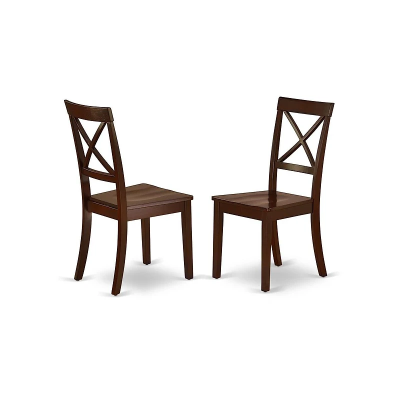 East West Furniture Dining Room Set Mahogany