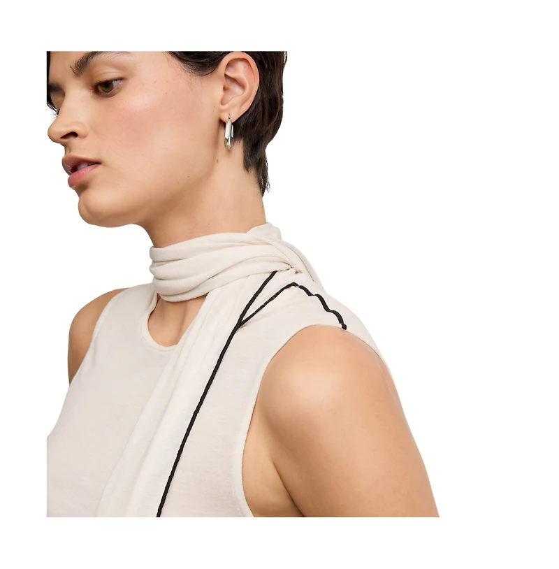 M.m.LaFleur Women's Felicity Scarf Tank - Cloud Jersey