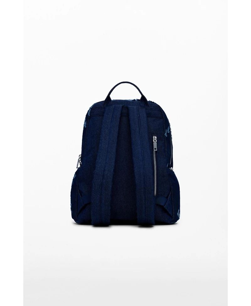 Desigual Women's Small devore denim backpack