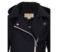 Michael Kors Big Girls Asymmetric Zip Softshell Jacket