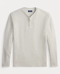 Polo Ralph Lauren Men's Long Sleeve Herringbone Henley Sleep Shirt
