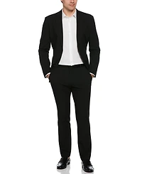 Perry Ellis Men's Dobby Louis Long Sleeve Slim Fit Suit Jacket