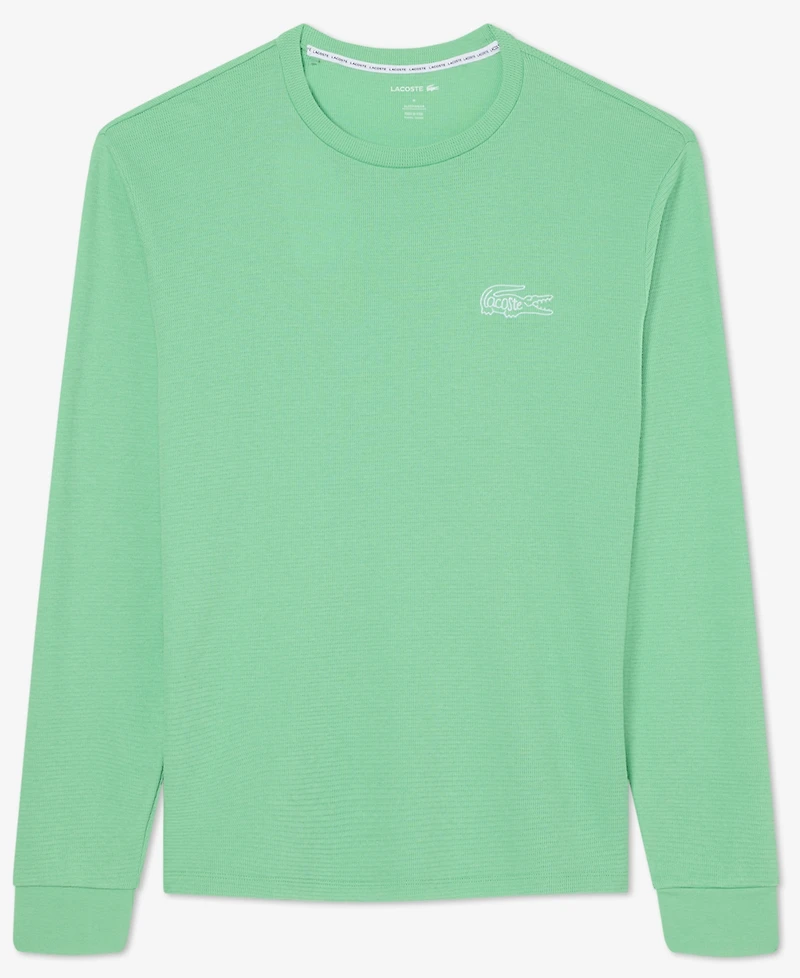 Lacoste Men's Small Croc Thermal Long Sleeve T-Shirt