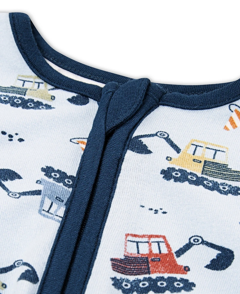 Huggies Baby Boys 2-Pack Long Sleeve Footed Coverall