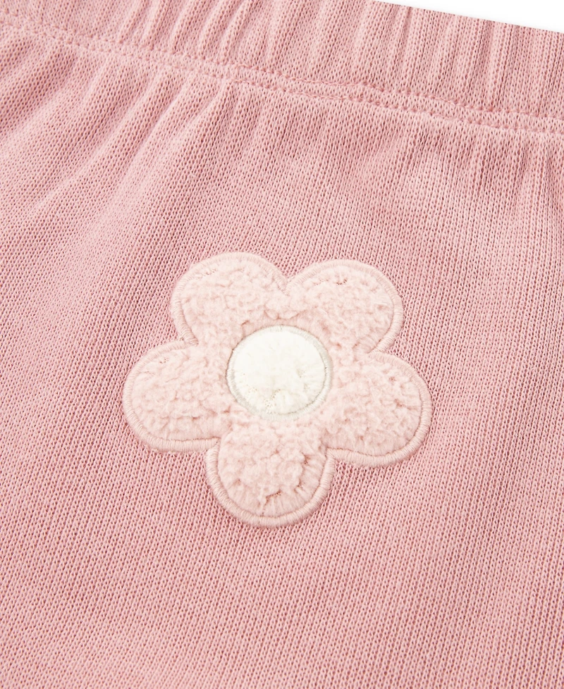 Huggies Baby Girl Short Sleeve Bodysuit, Jacket and Pant, 3-Piece Set